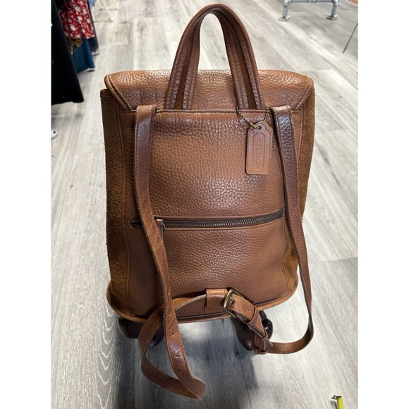 Vintage Coach Brown Berkley Convertible Backpack E6B-9016 - Picture 2 of 15